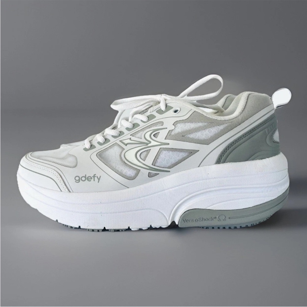 Gravity Defyer Ion White Athletic Shoes Women's Sz 11 Heel Pain Relief-WORN ONCE - Picture 3 of 11